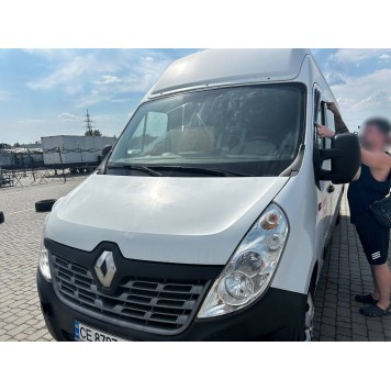 Дефлекторы окон Renault Master 2010 + накладные (DEFL) Q2-3
